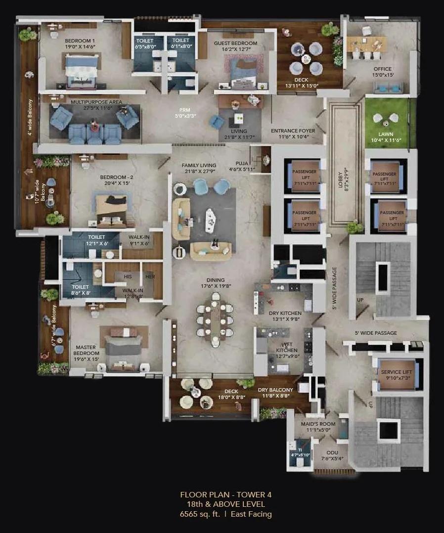 Full Floor floor plan