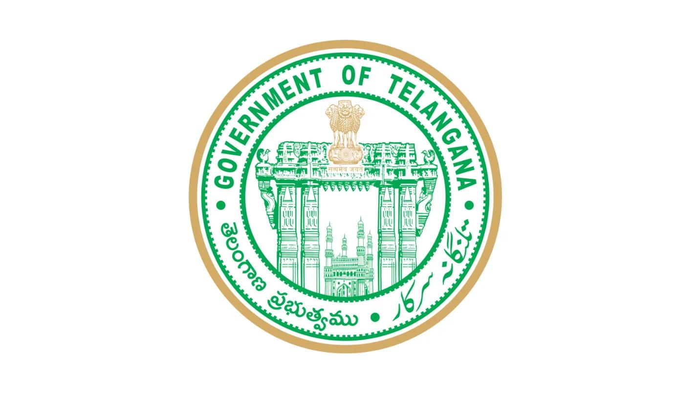 Official emblem of the Government of Telangana representing state authority and governance.