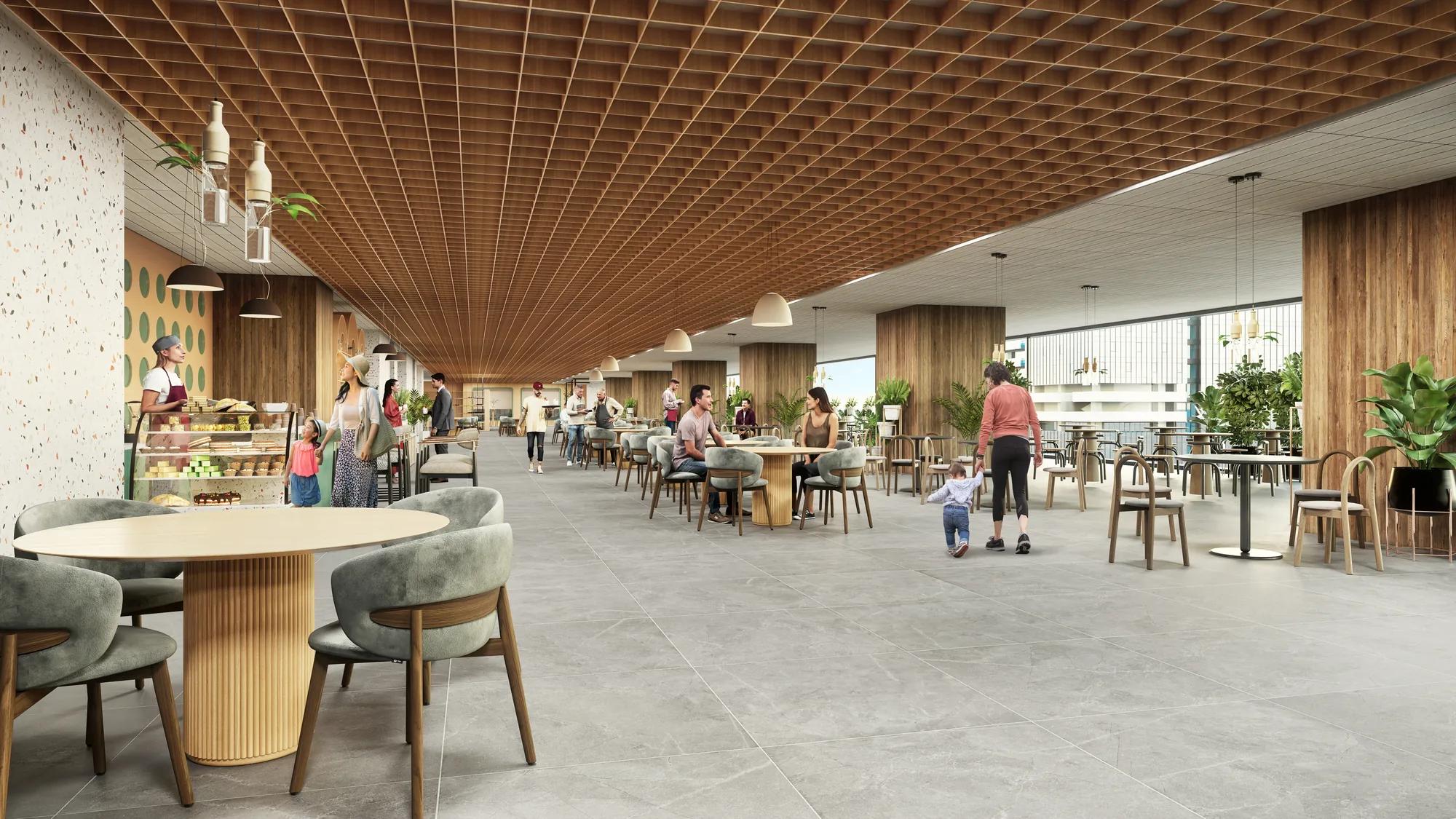 SAS iTower — Sky-lobby (L15–L16 · Food Courts)