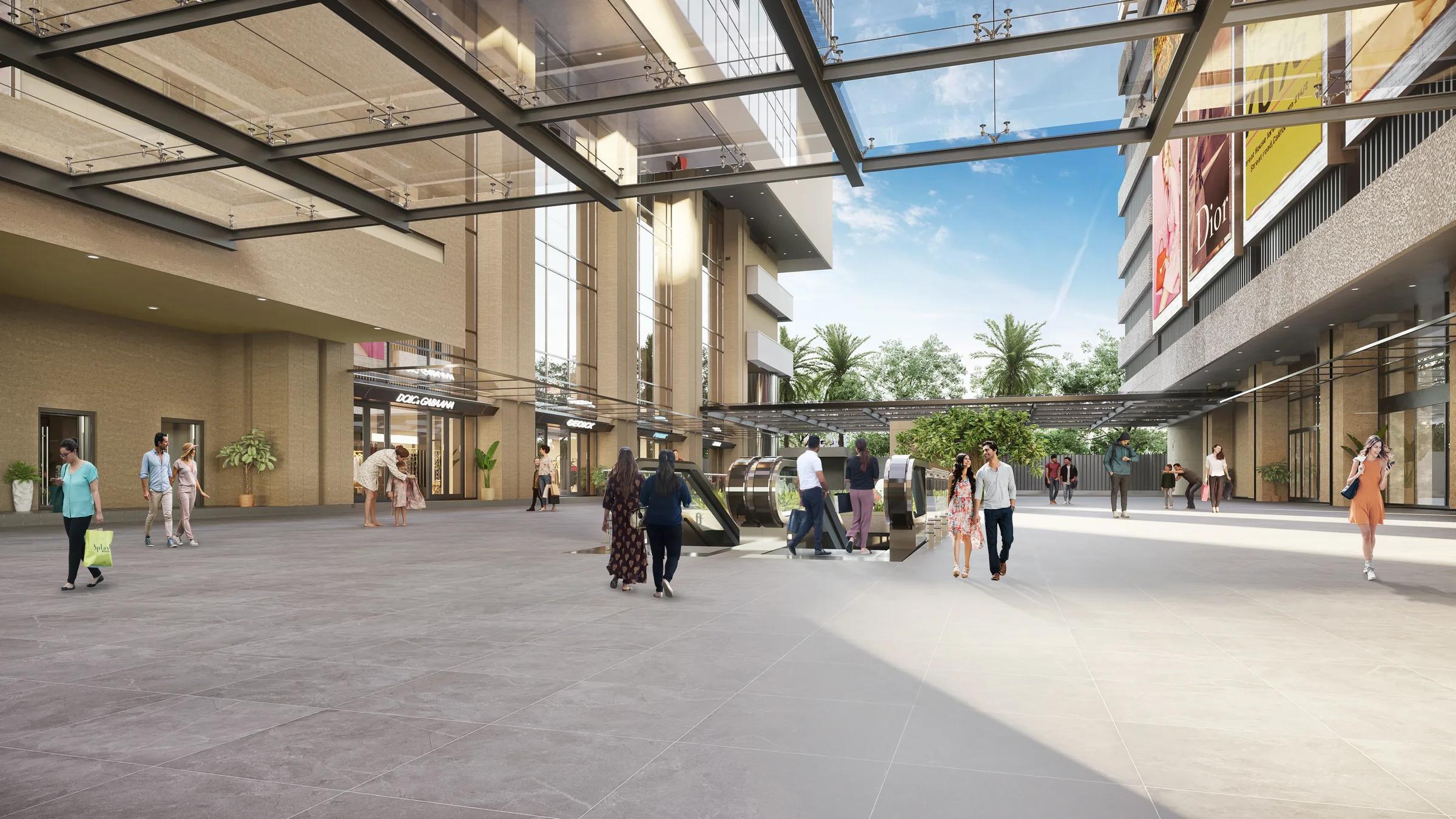 The Address — the retail mix