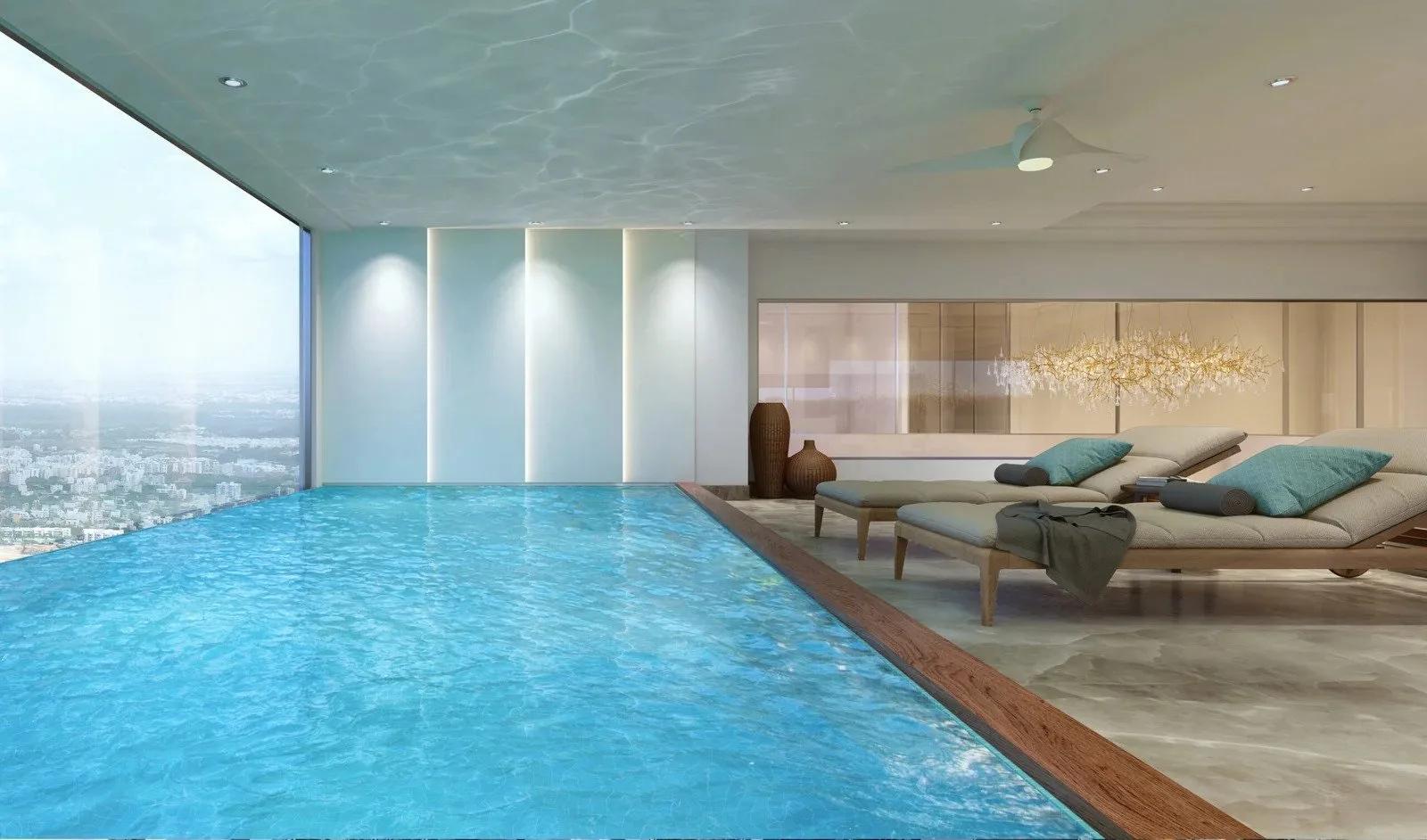 Sky Club lifestyle render at SAS Crown