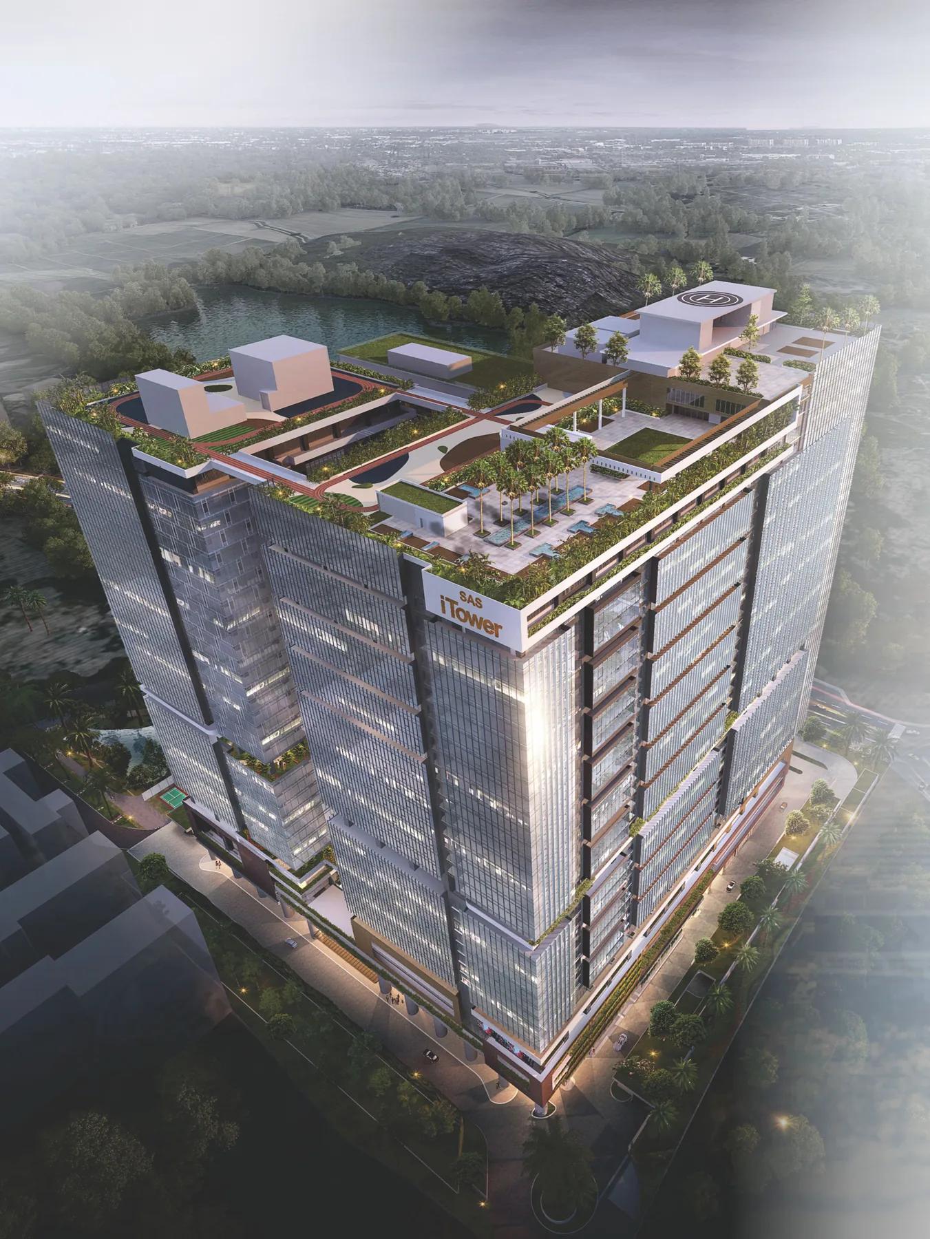 SAS iTower — Sky (L17–L36 · Office)