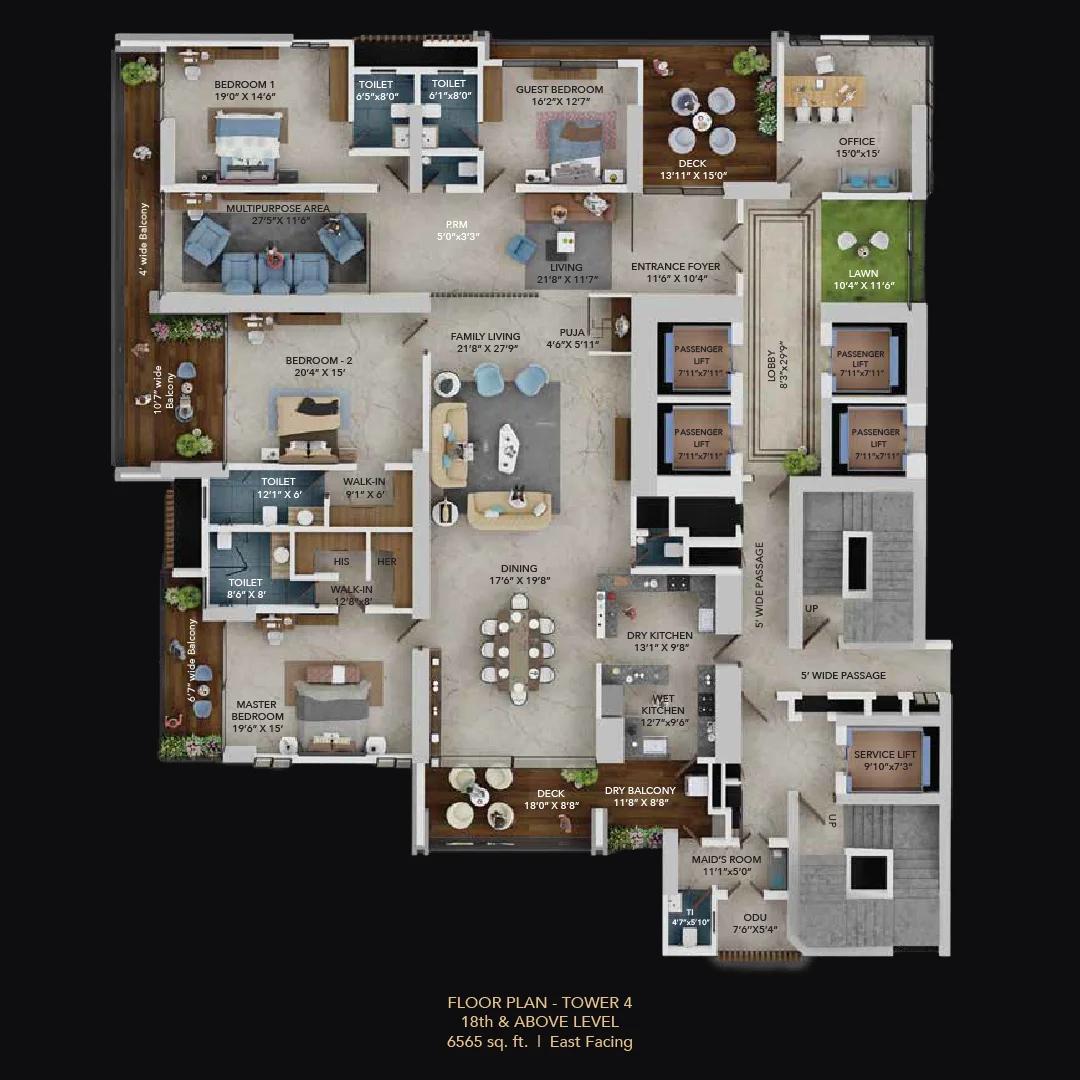 Full Floor floor plan