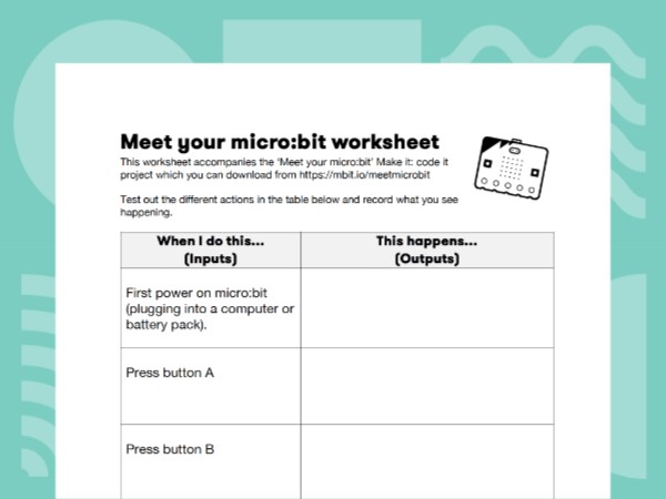 Classroom resources | micro:bit
