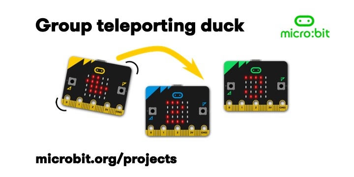 Group teleporting duck | micro:bit