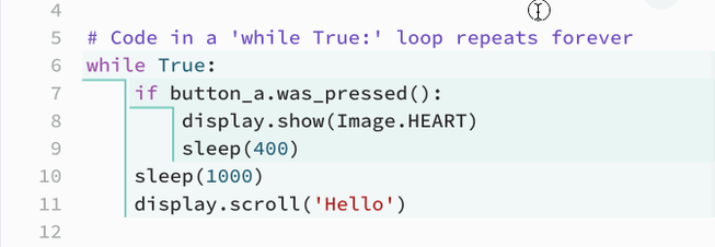 code structure and error highlighting screen recording