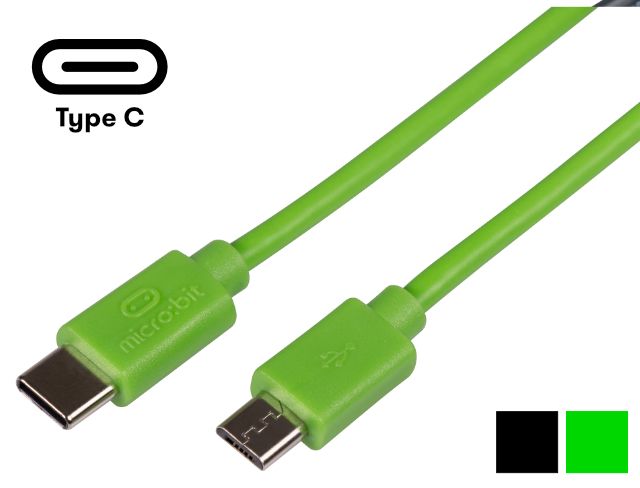 Branded micro:bit USB A leads