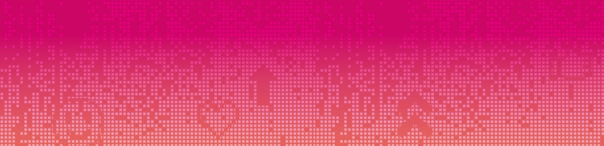 Llun brand pinc ac oren gydag eiconau yn dangos