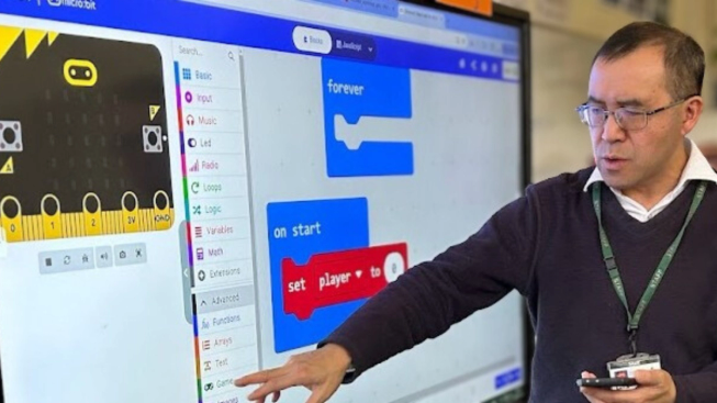 micro:bit Champion, Allen Tsui, subject specialist in computing