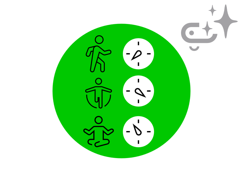 Simple AI exercise timer | micro:bit