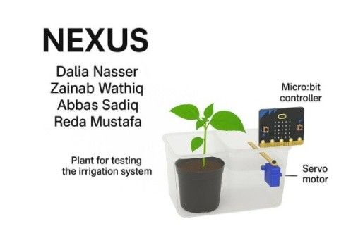 Computer generated image of the Smart Irrigation prototype. 