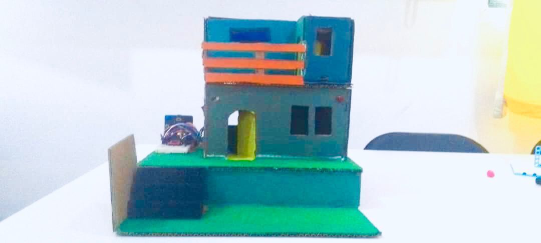 Close up photo of the project prototype.