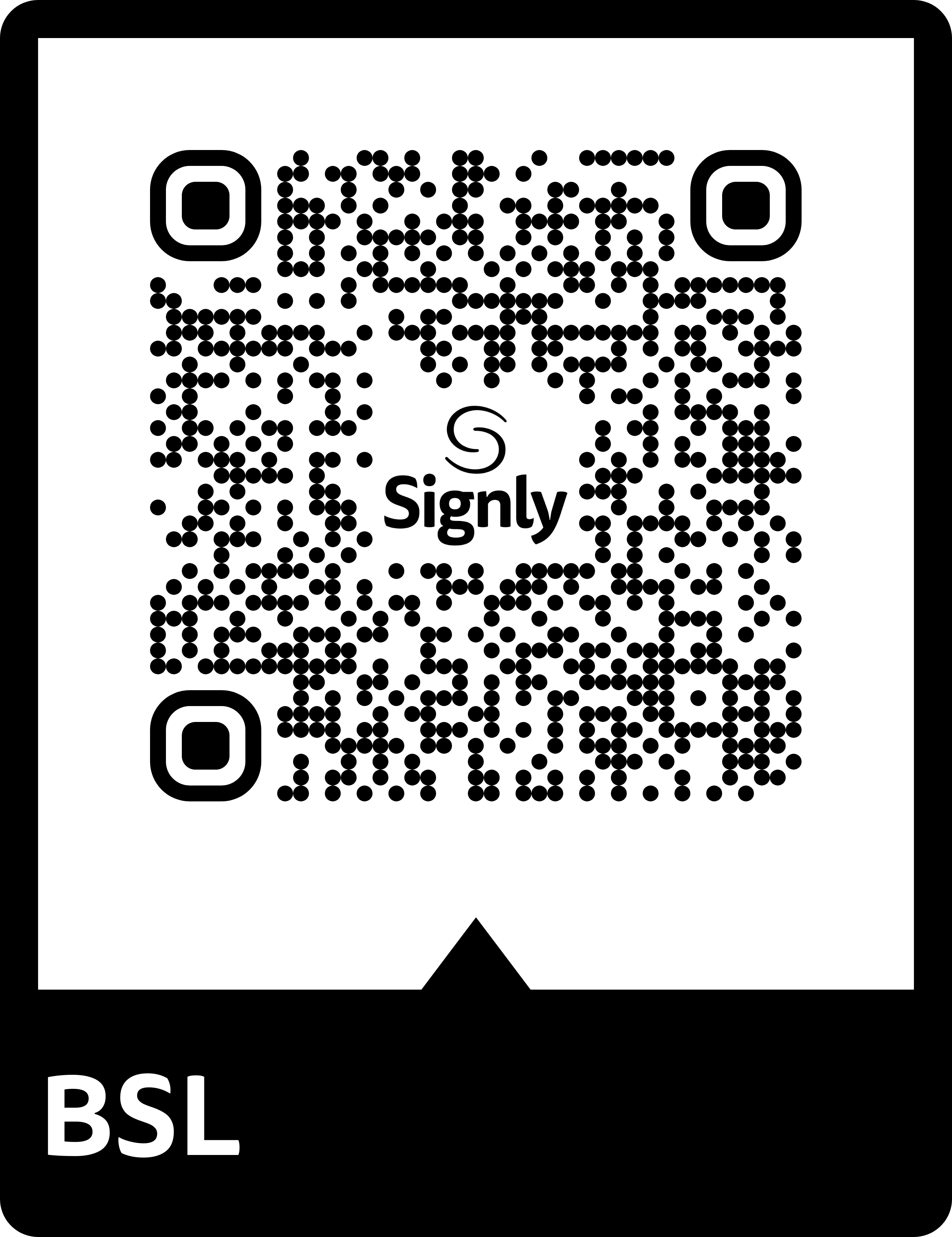 QR code for BSL Signly translation of this guide