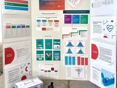 Poster board presentation & wearable device.