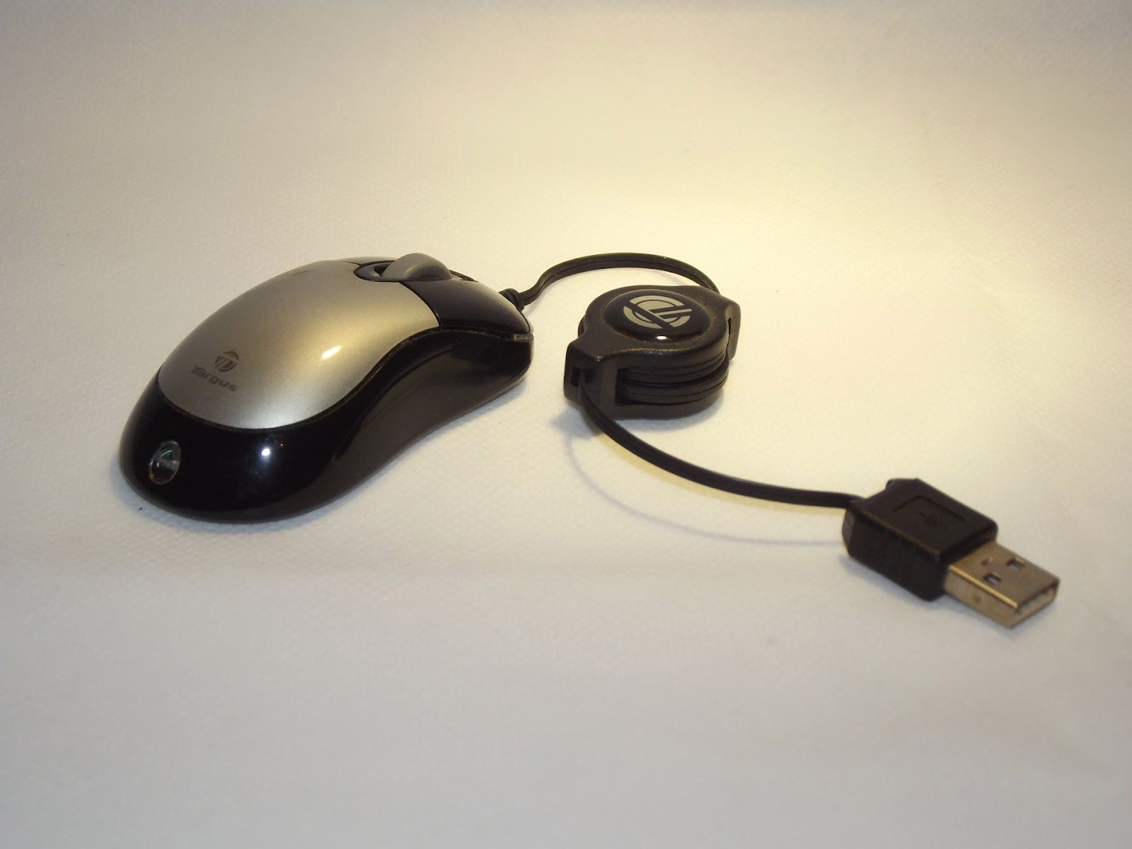 An extra small USB mouse