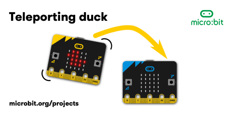 Teleporting duck | micro:bit
