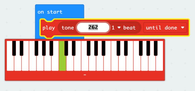 Play tone block