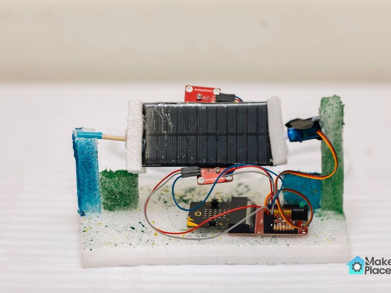 Micro Bit Line Tracking Smart Solar Tracking System | micro:bit