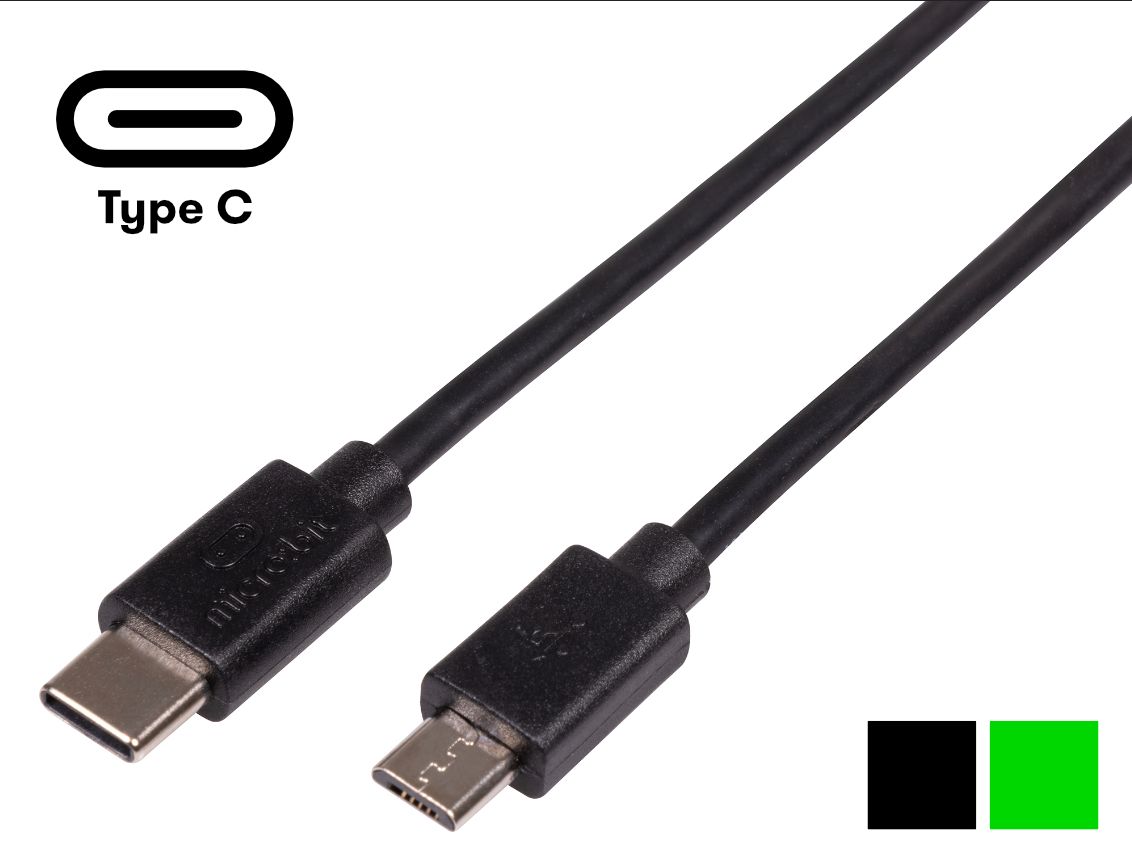 Branded micro:bit USB C cables