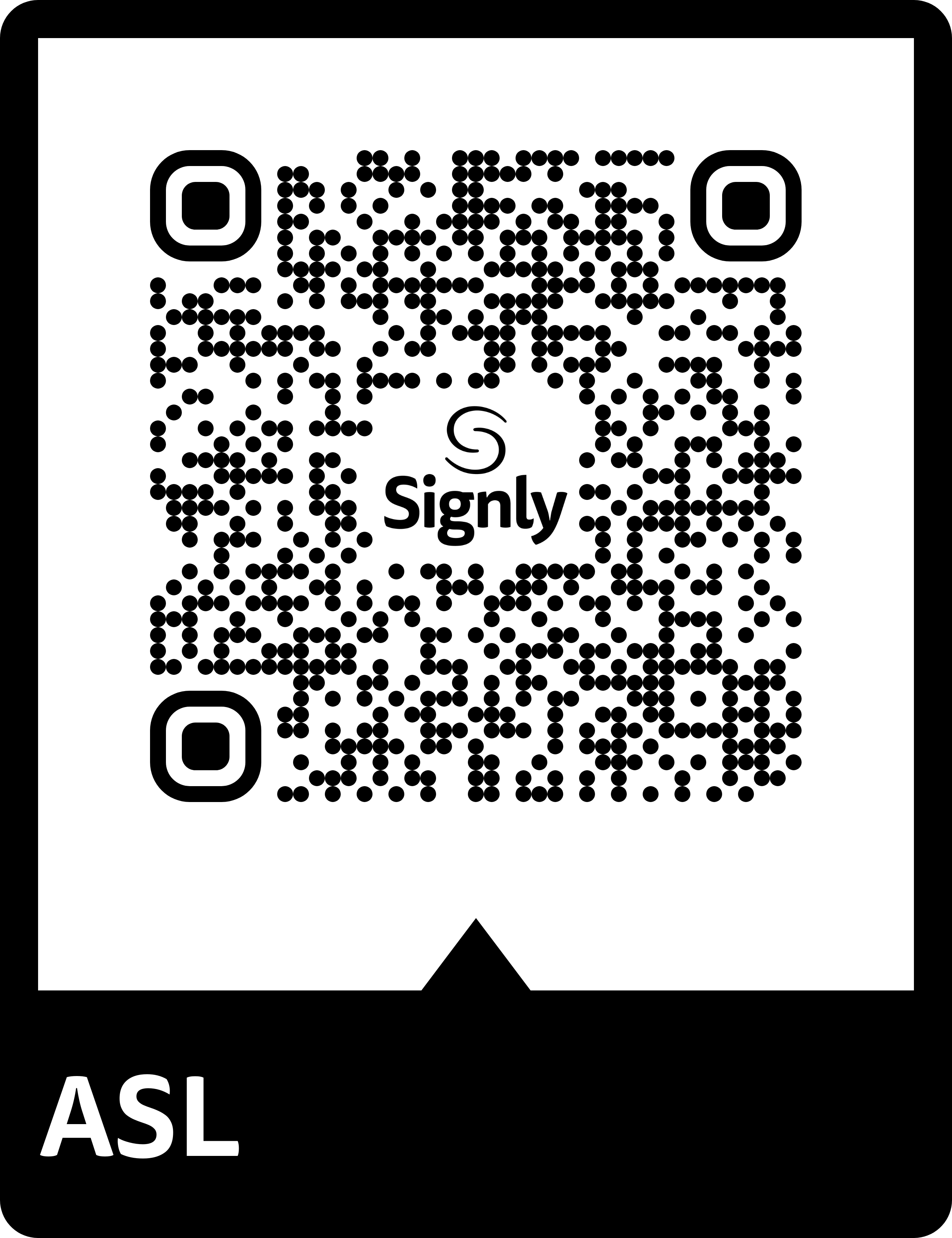 QR code for Signly ASL translation of this guide