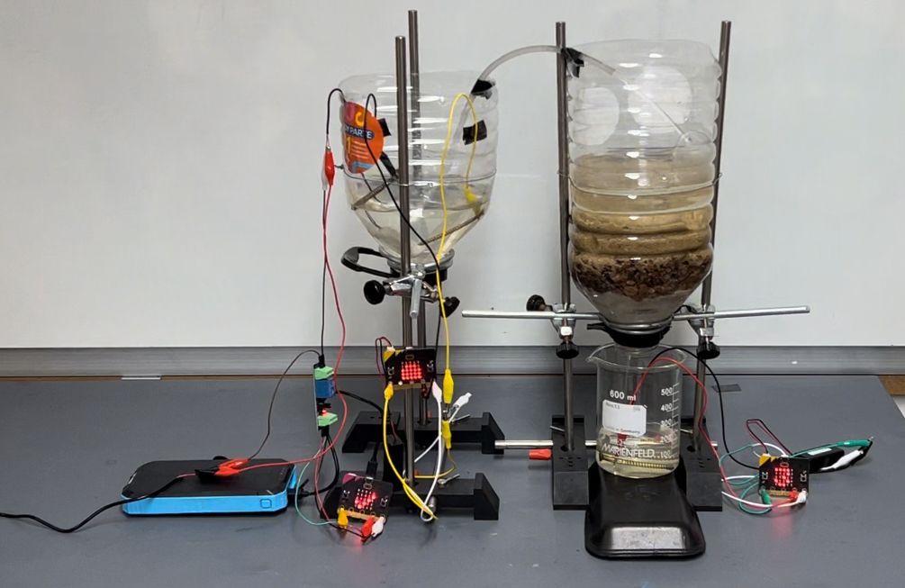 Photograph of the Big Ideas, Small Solutions prototype in action.