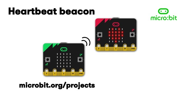 Show the heart-beating icon to your loved ones with the micro:bit! - Blog