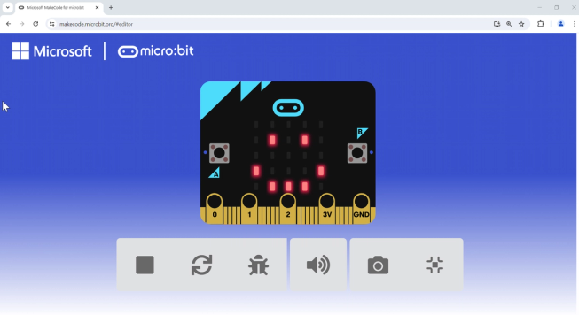 Screenshot showing zoomed in simulator controls
