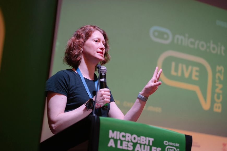 Speaker at a previous micro:bit live