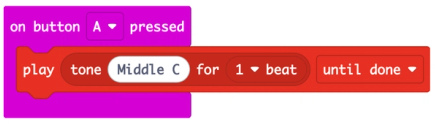 Code blocks for the Doorbell starter project