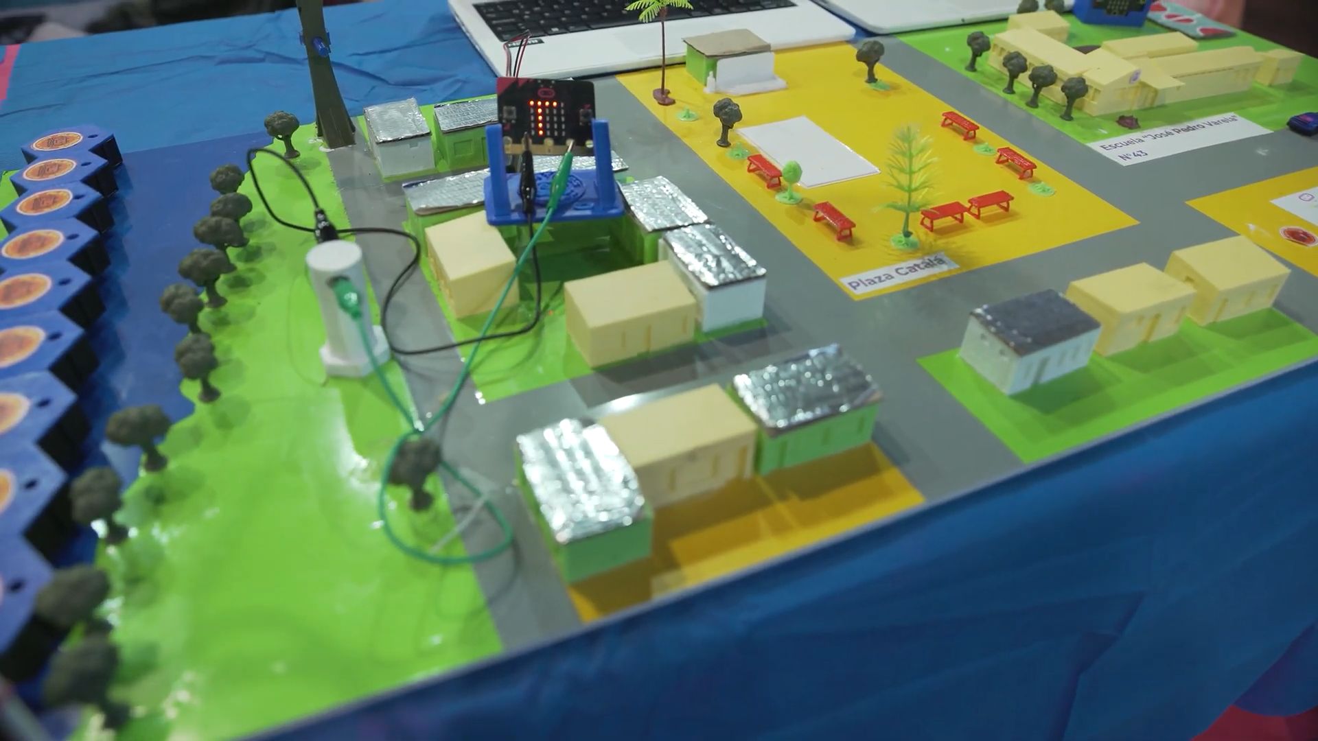 Photograph of the Alerted by the River! prototype.