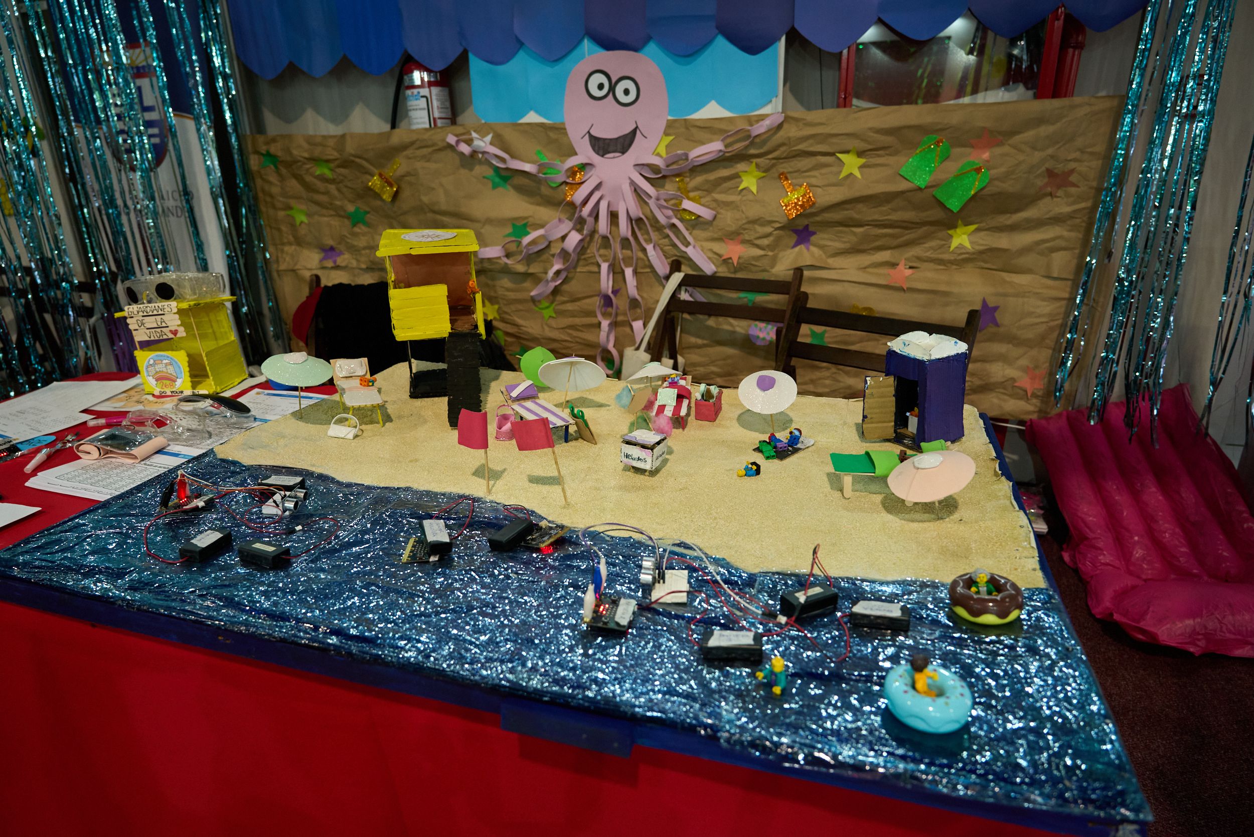 Photograph of the Guardians of Life prototype.