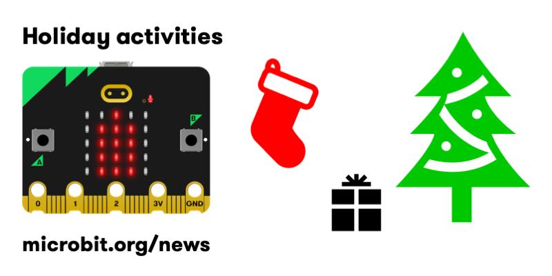 micro:bit Christmas kits (Christmas Tree Rainbow LED and Snowflake Buzzer)