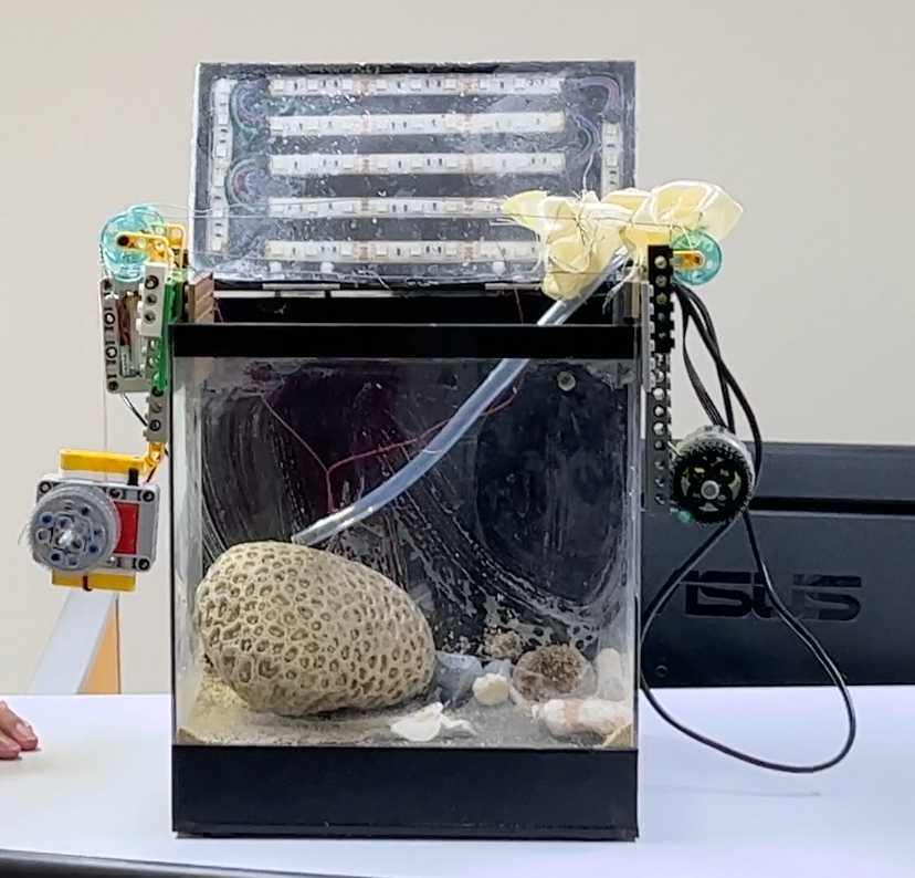 Photograph of the Smart Aquaculture prototype.