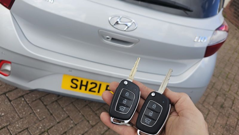 Hyundai I10 flip key (spare key) by Lock City in Frenchay & Downend