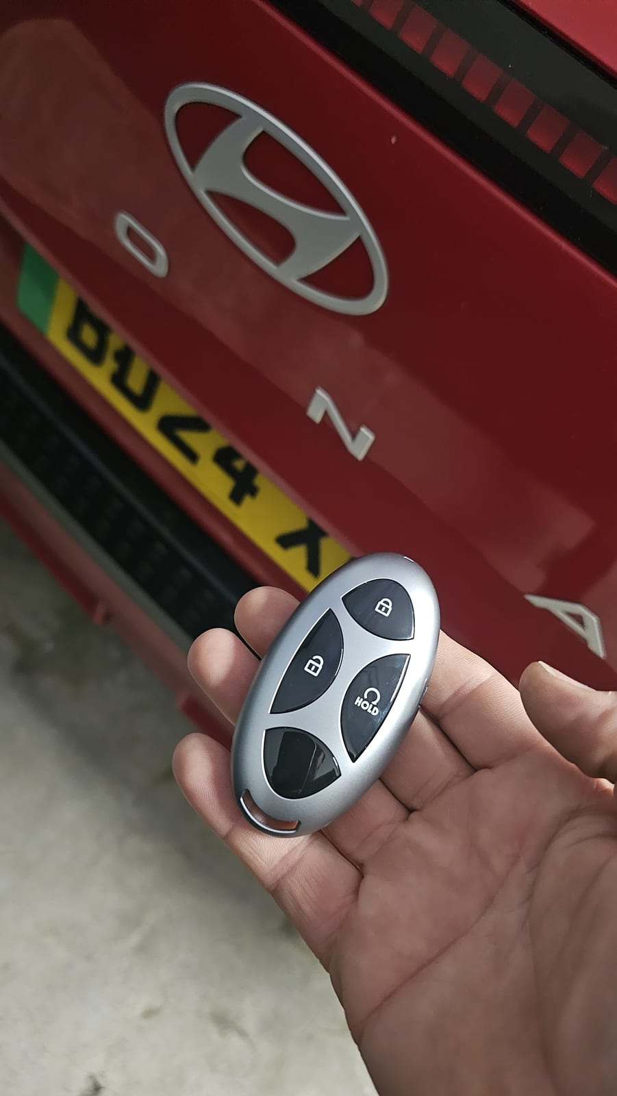 Hyundai Kona flip key (all keys lost) by Lock City in Central