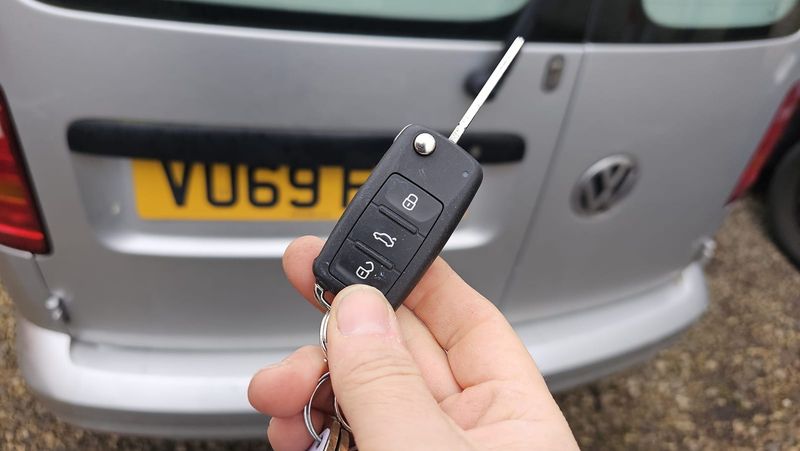 VW Caddy flip key by Lock City in Frenchay & Downend