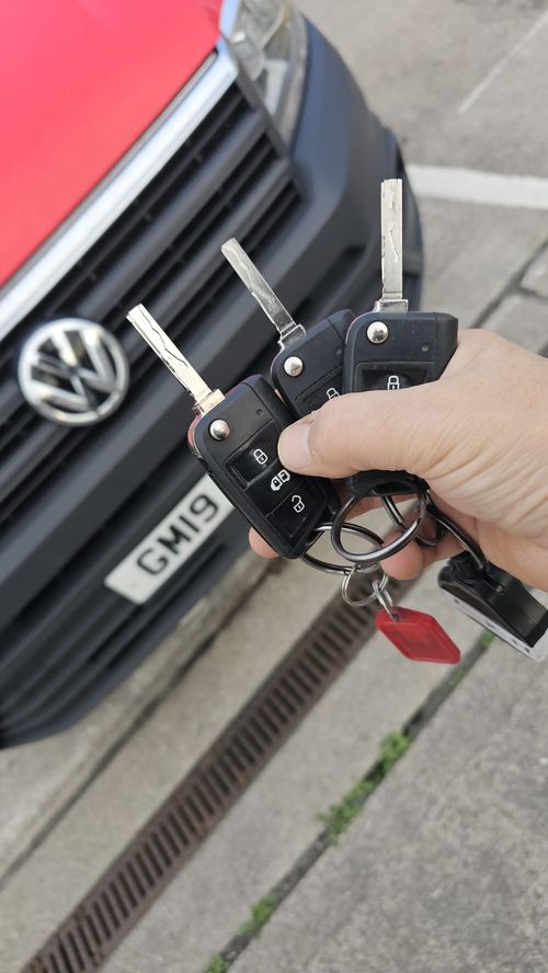 VW Crafter chip key (spare key) by Lock City in Filton