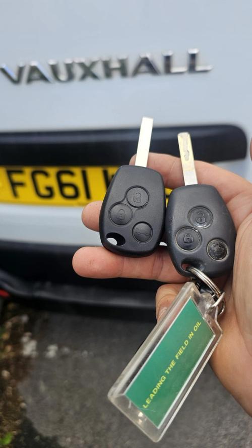 Vauxhall Movano flip key (spare key) by Lock City in Peasedown