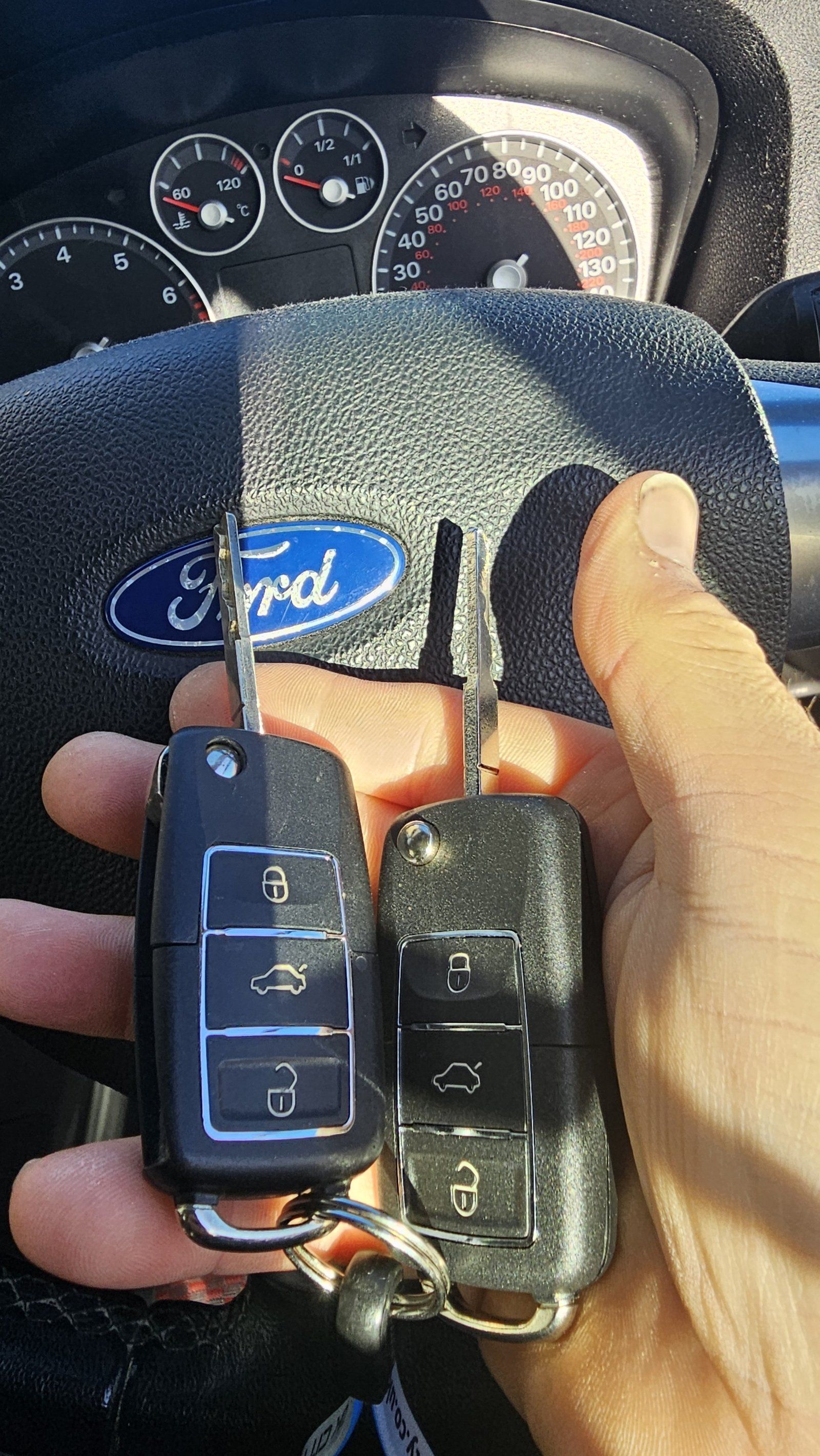 Ford Focus remote head key replaced by a Lock City locksmith in Southville
