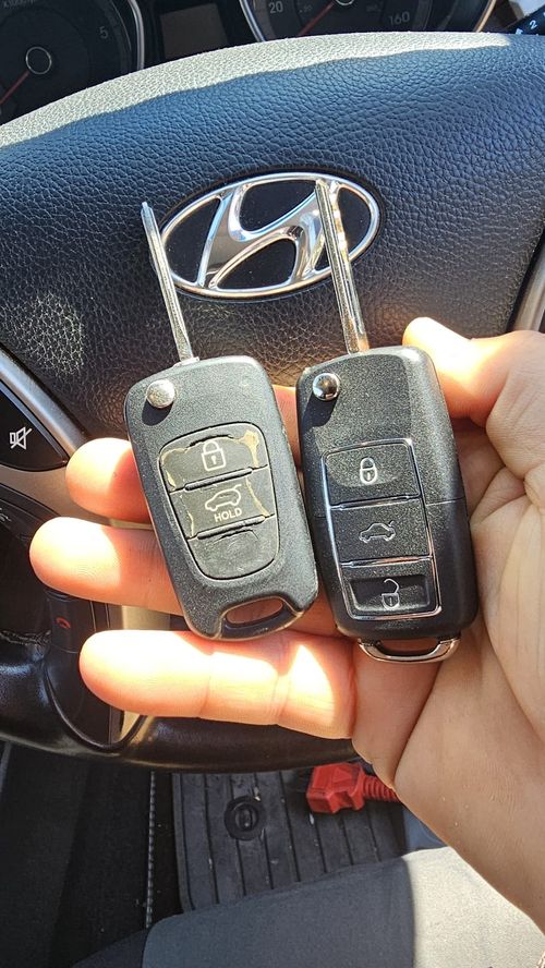 Hyundai I30 flip key (spare key) by Lock City in Hanham