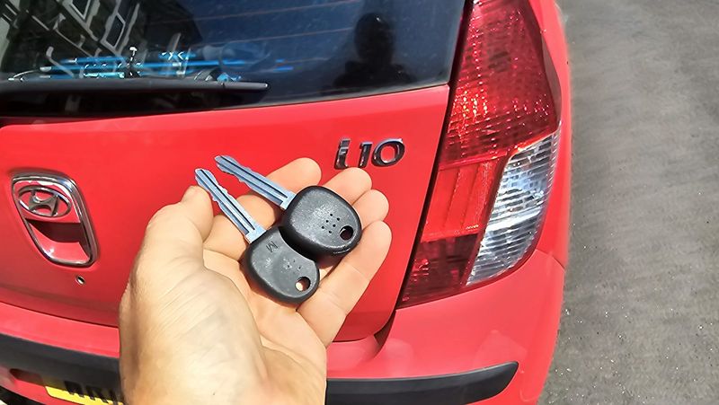 Hyundai I10 chip key (all keys lost) by Lock City in Windmill Hill