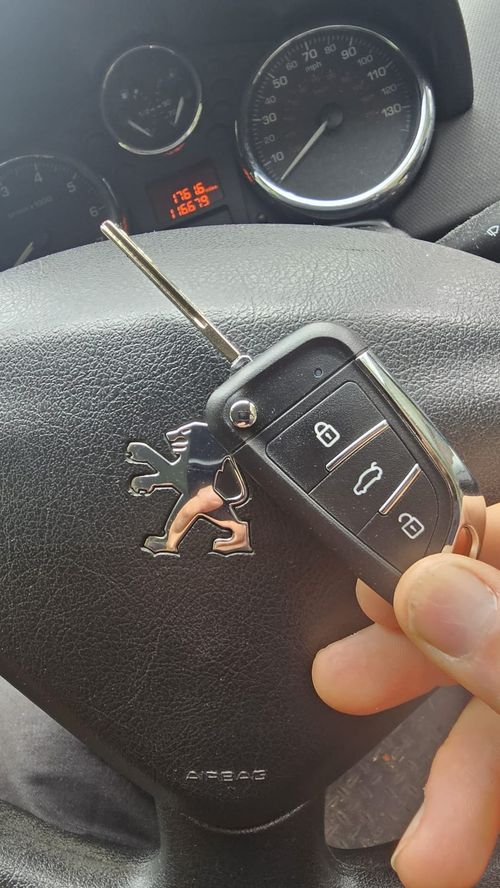 Peugeot 207 car key (all keys lost) by Lock City in Cotham