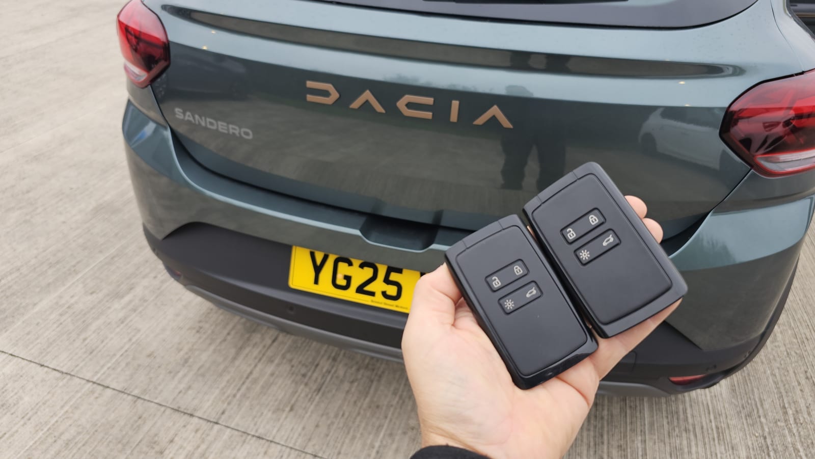 Dacia Sandero flip key (spare key) by Lock City in Wrington