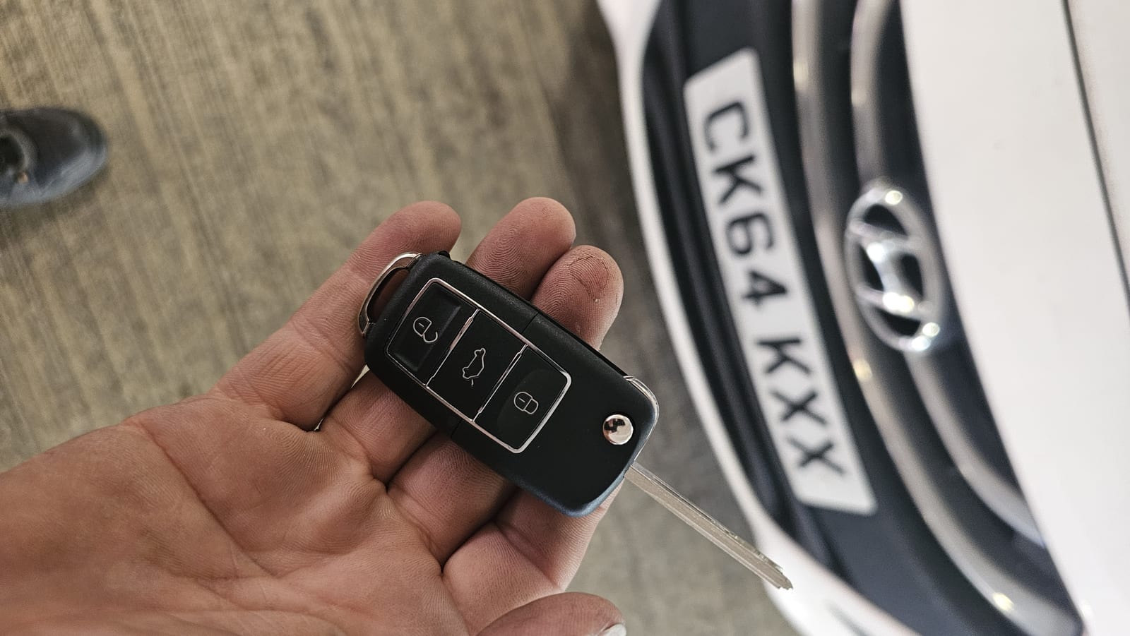 Hyundai I30 flip key (all keys lost) by Lock City in Kingswood