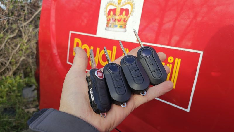 Fiat Doblo flip key (spare key) by Lock City in Filton