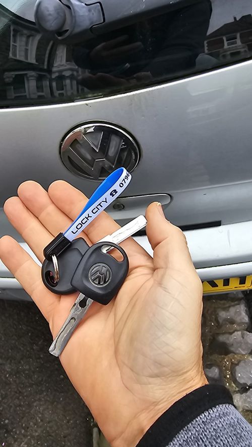 VW Polo chip key (spare key) by Lock City in Easton