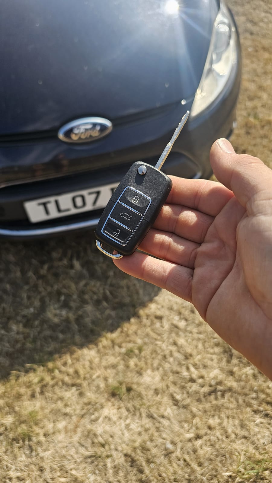 Ford Fiesta remote-head key (all keys lost) by Lock City in Dodington