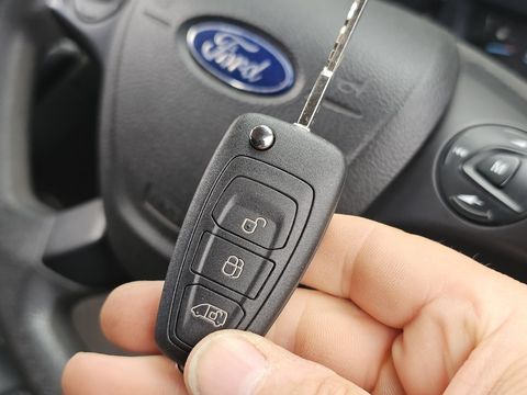 Ford Transit Custom remote head key replaced by a Lock City locksmith in Winford