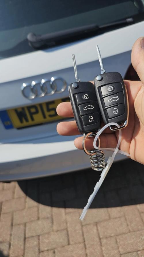 Audi A3 flip key by Lock City in Hengrove and Whitchurch Park