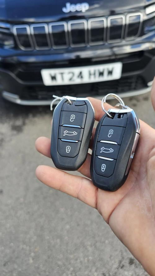 Jeep Avenger chip key (spare key) by Lock City in Wrington